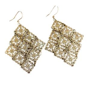 Gold dangly earrings